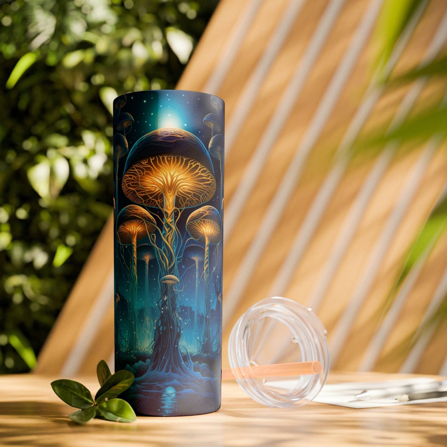 Psilocybin Tumbler with Straw