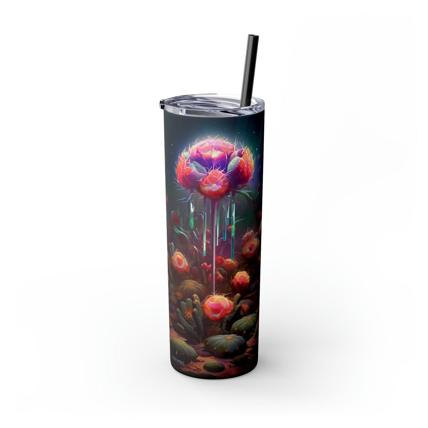 Peyote Tumbler with Straw