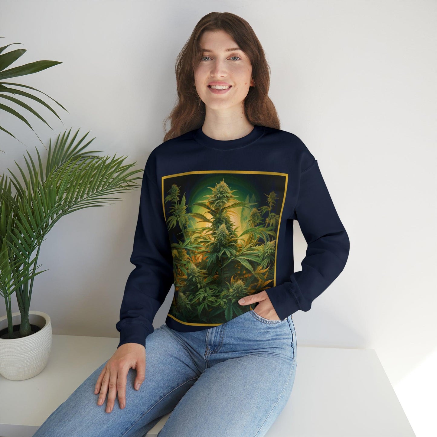 Cannabis - Unisex Crewneck Sweatshirt