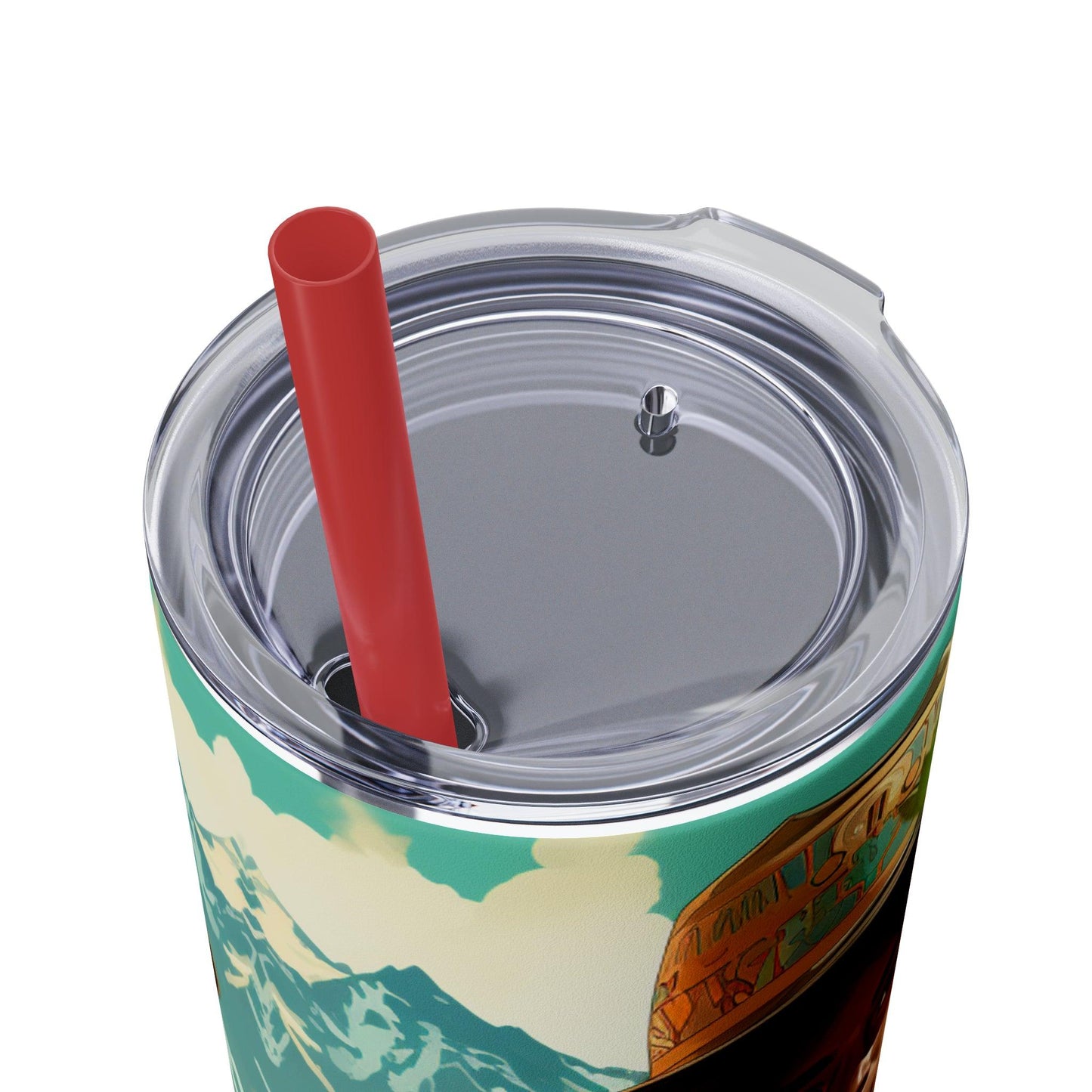 Coca Tumbler with Straw