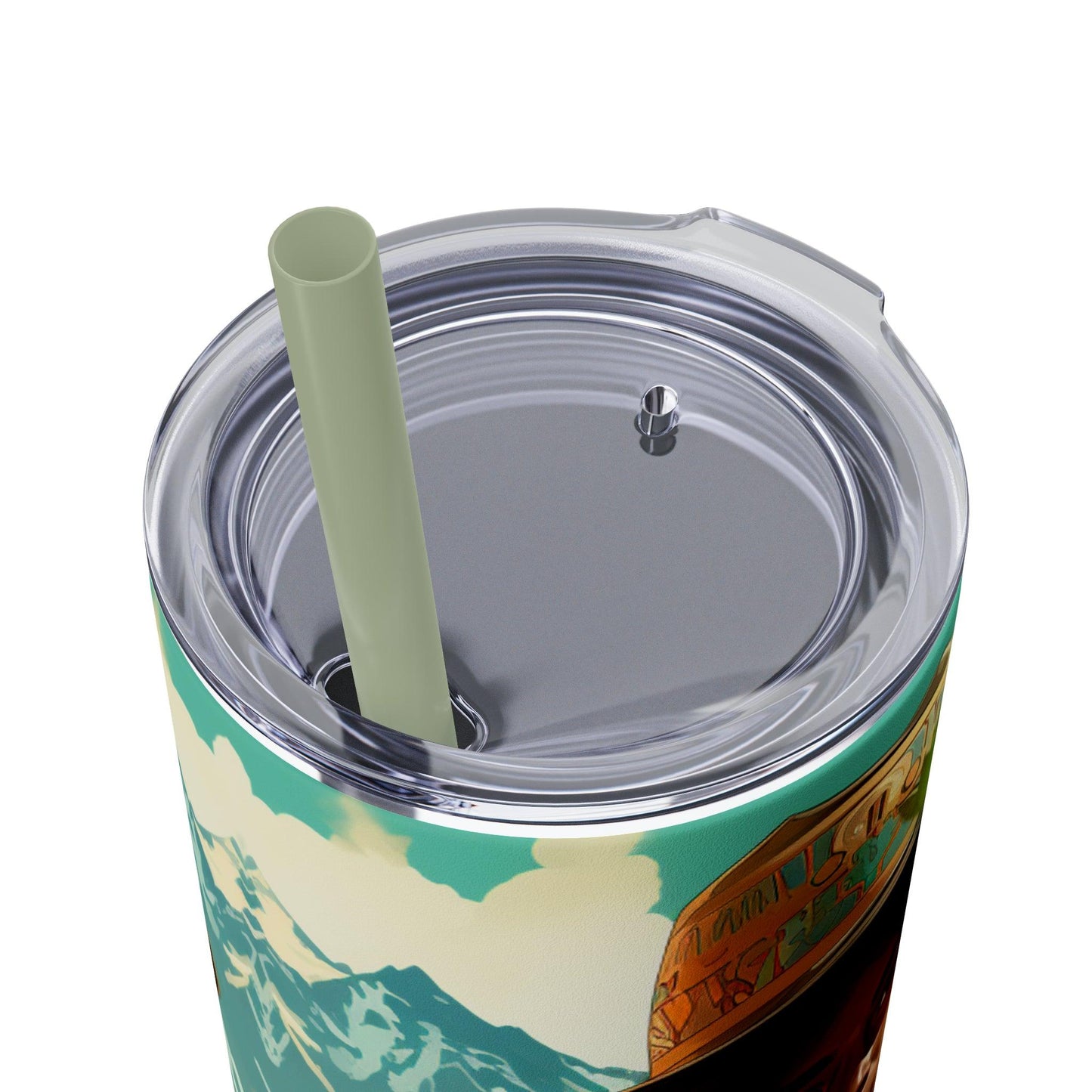 Coca Tumbler with Straw