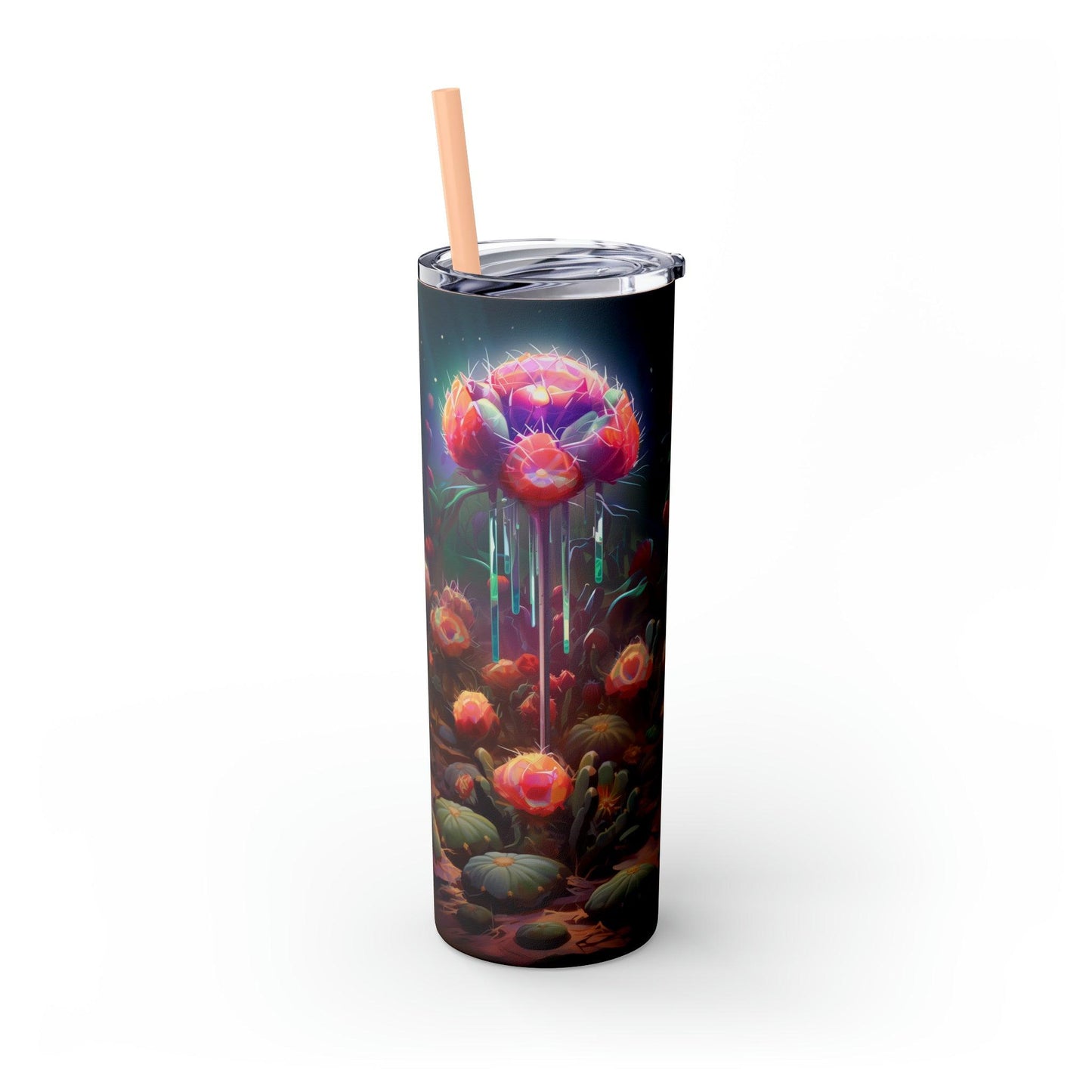 Peyote Tumbler with Straw