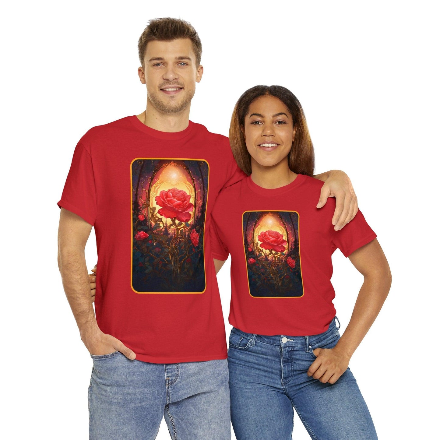 Rose - Unisex Cotton Tee