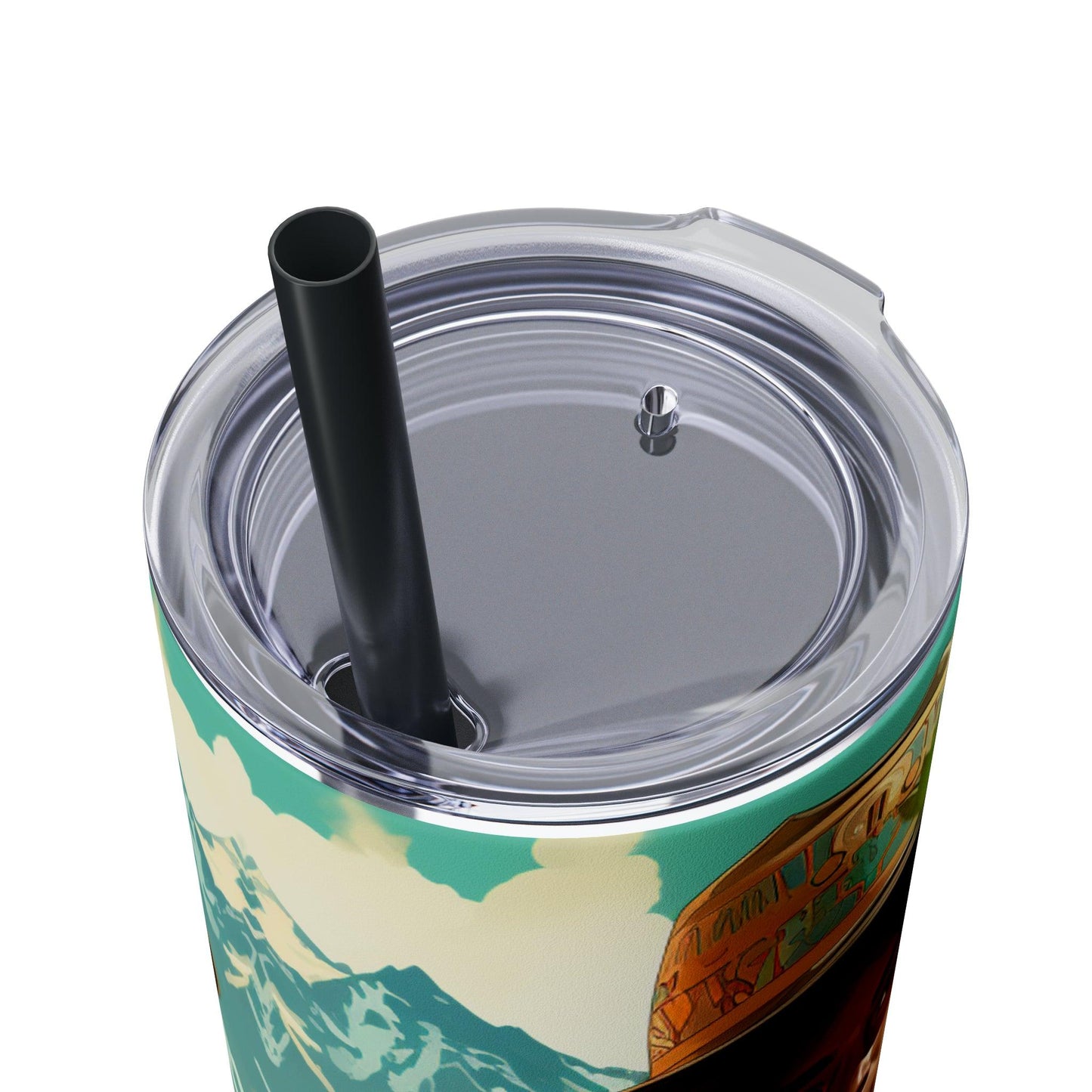 Coca Tumbler with Straw