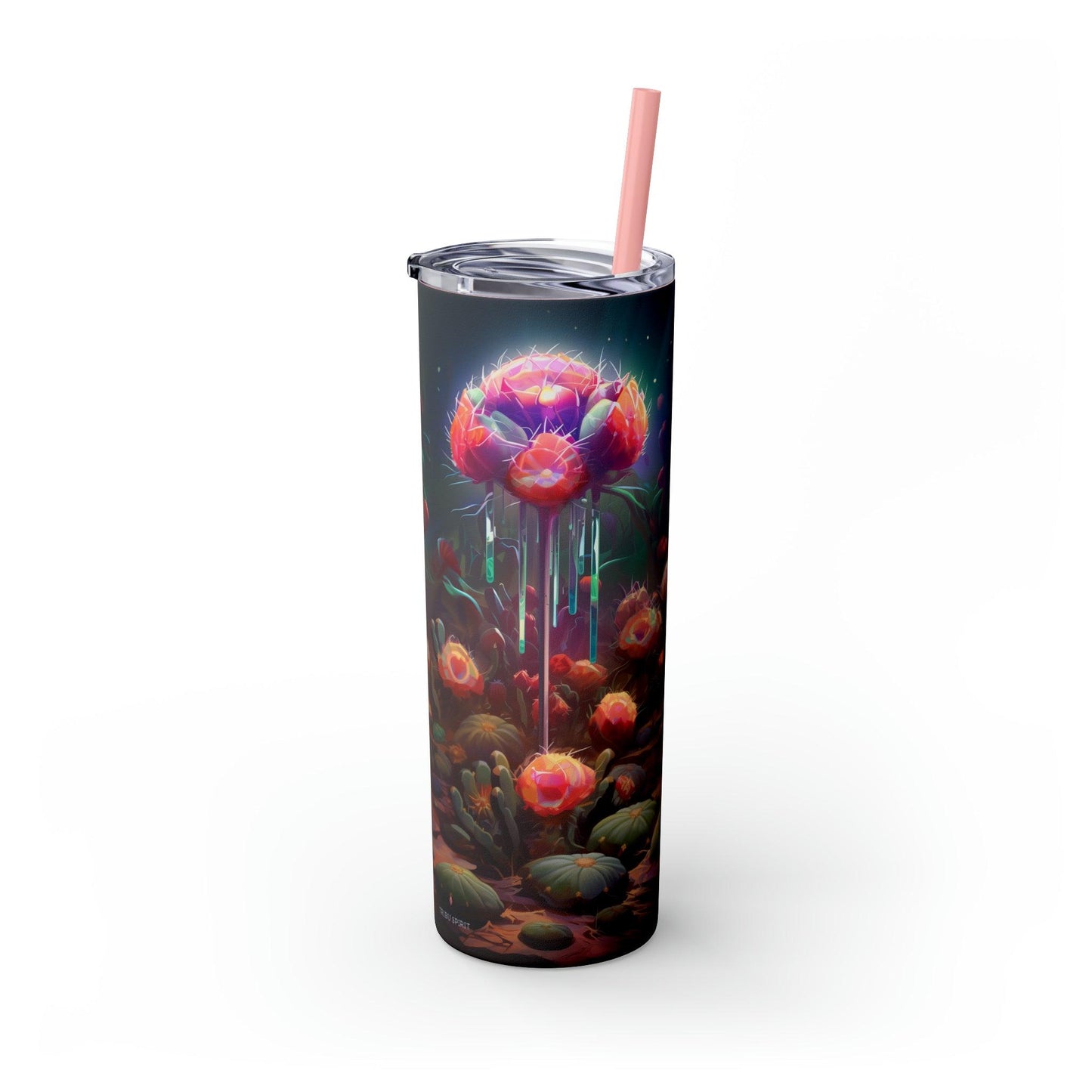 Peyote Tumbler with Straw