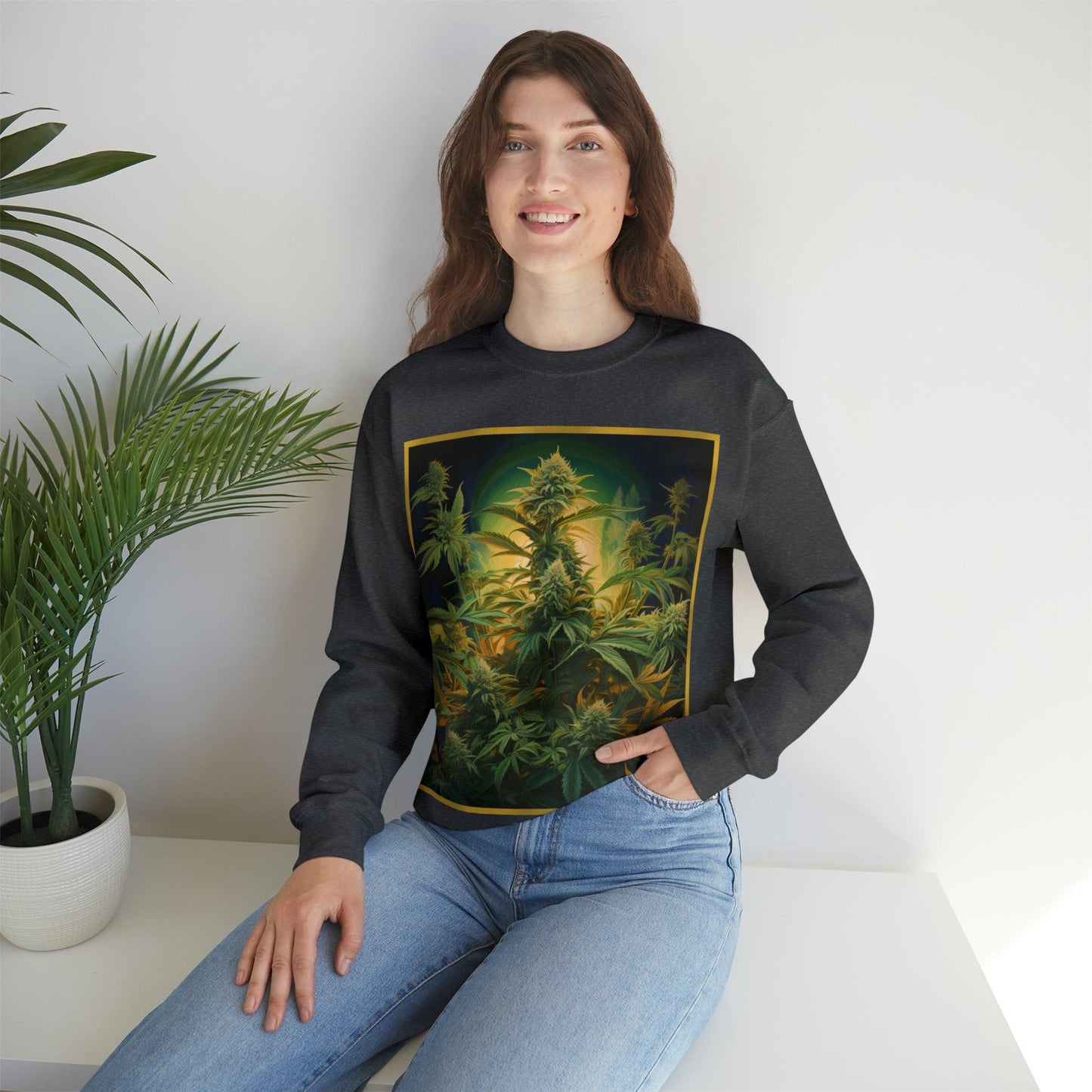 Cannabis - Unisex Crewneck Sweatshirt