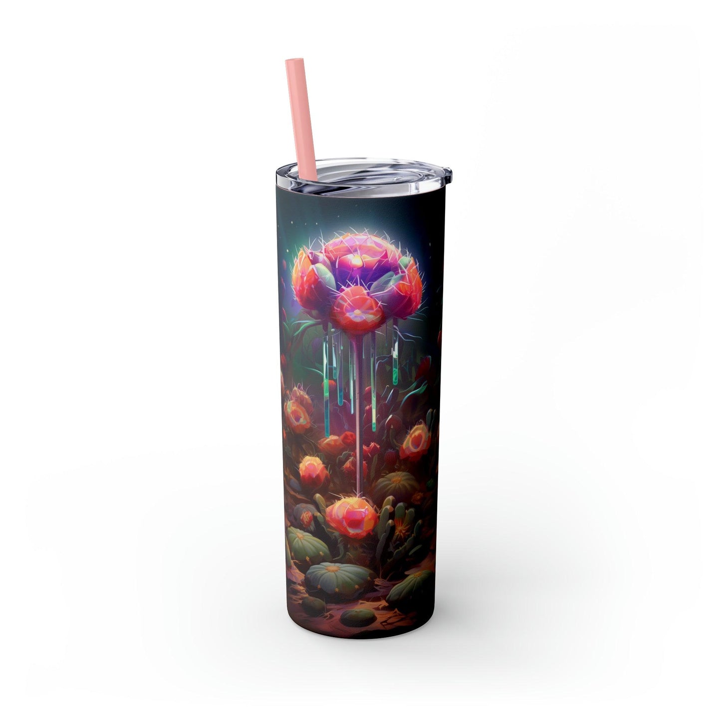 Peyote Tumbler with Straw