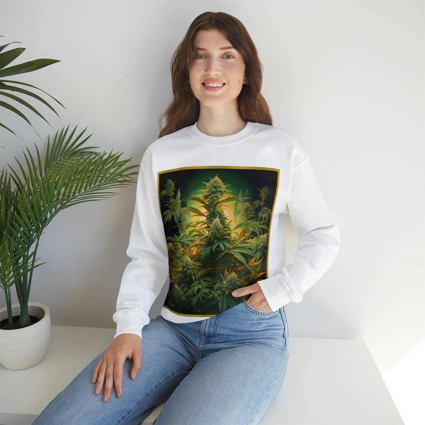 Cannabis - Unisex Crewneck Sweatshirt