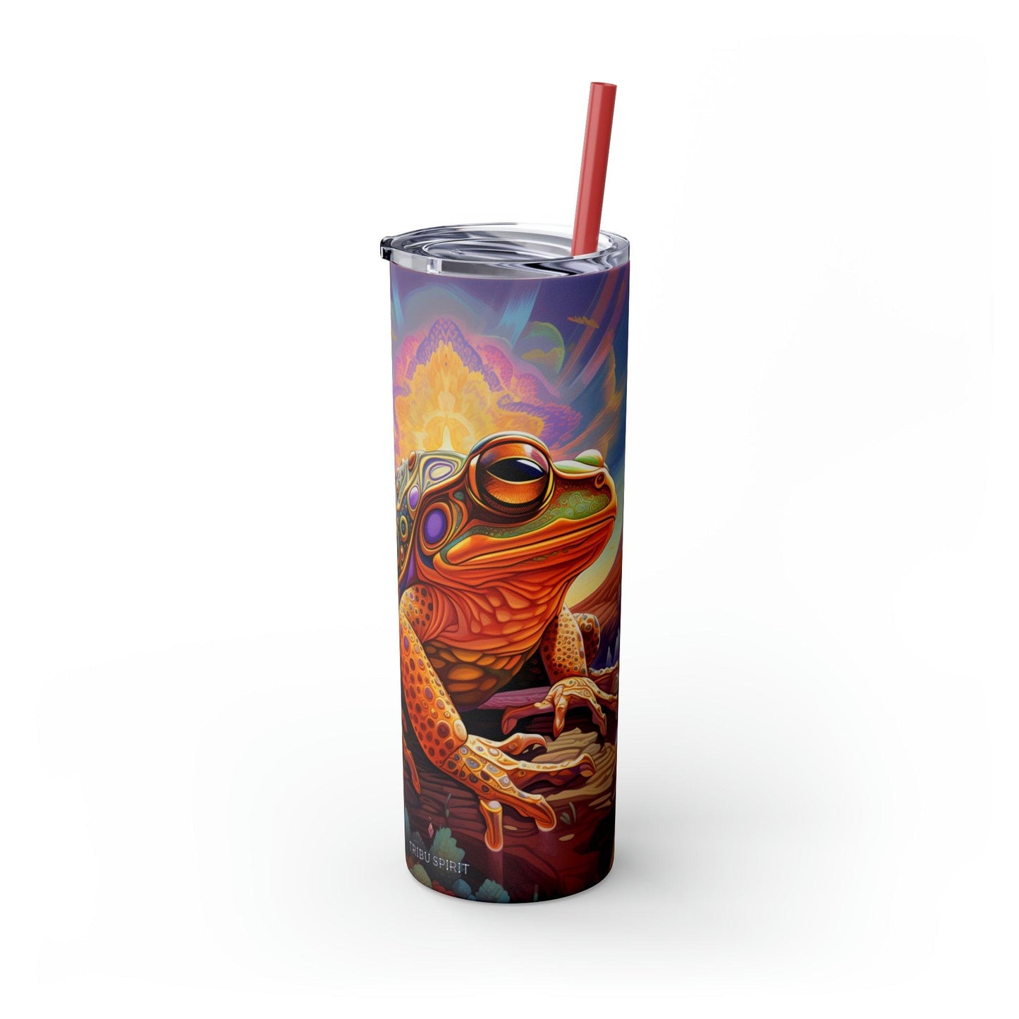 Bufo Tumbler with Straw
