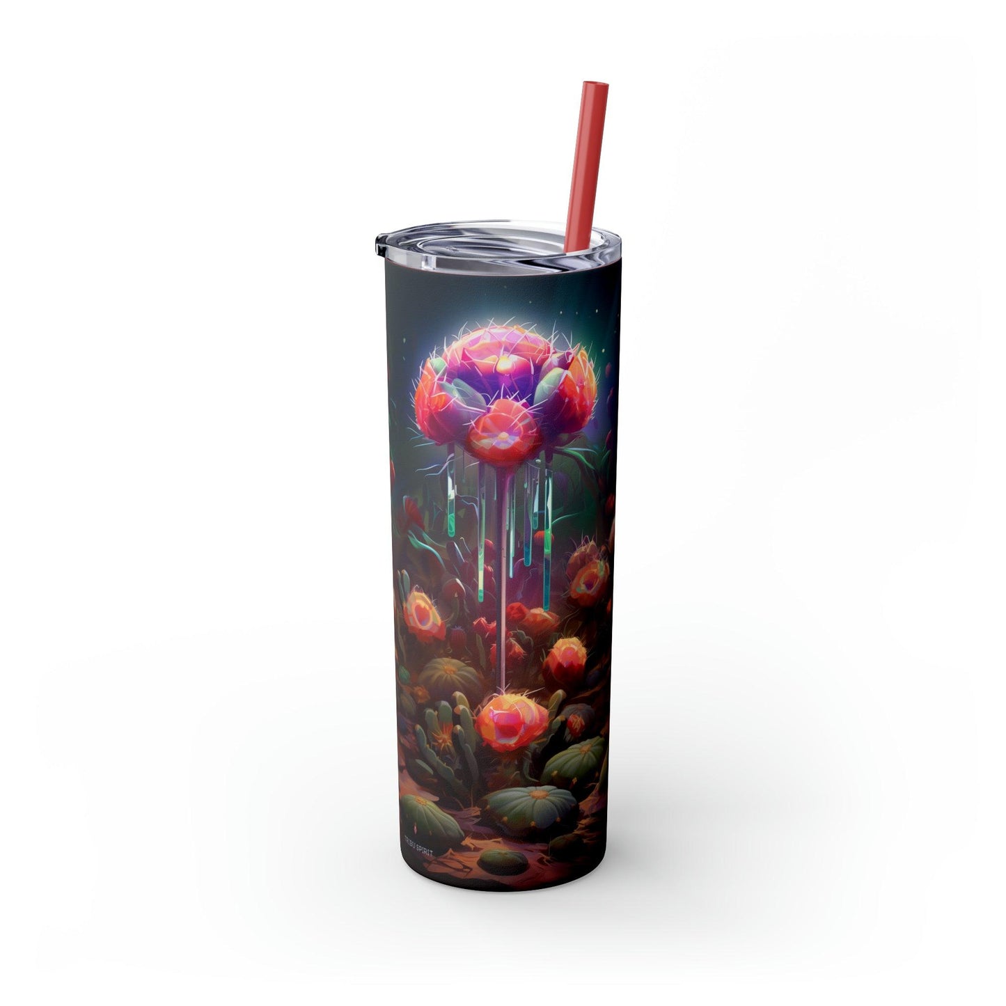 Peyote Tumbler with Straw