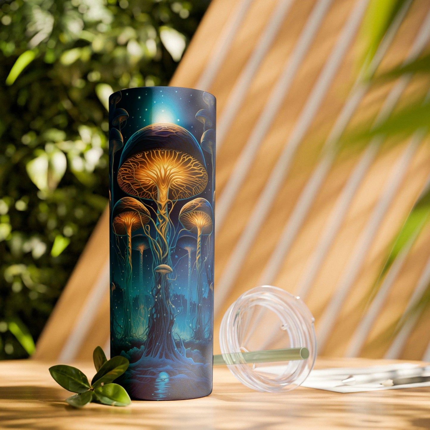 Psilocybin Tumbler with Straw