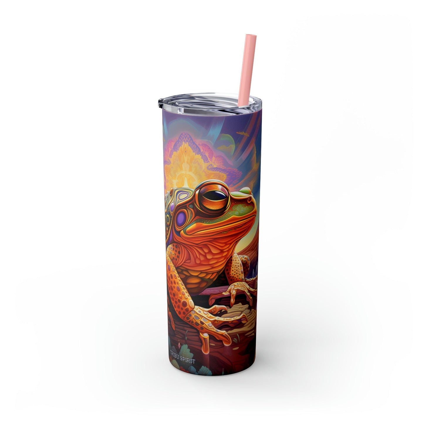 Bufo Tumbler with Straw