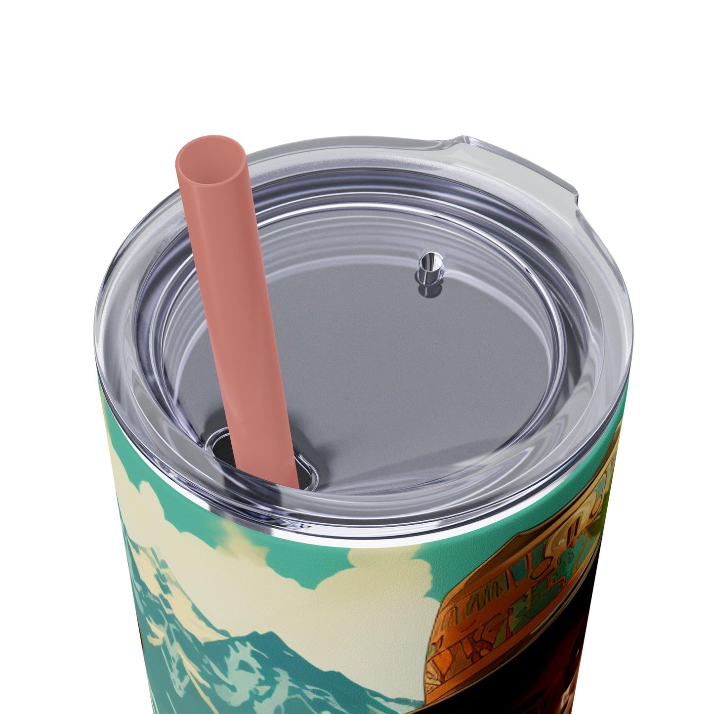 Coca Tumbler with Straw