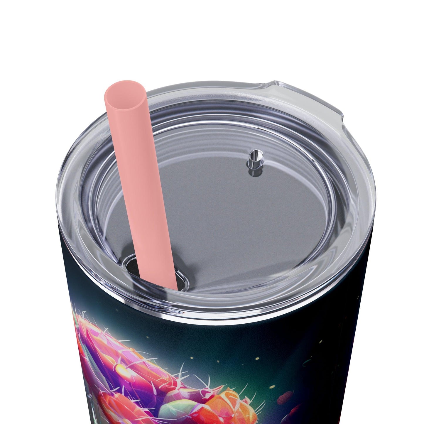 Peyote Tumbler with Straw