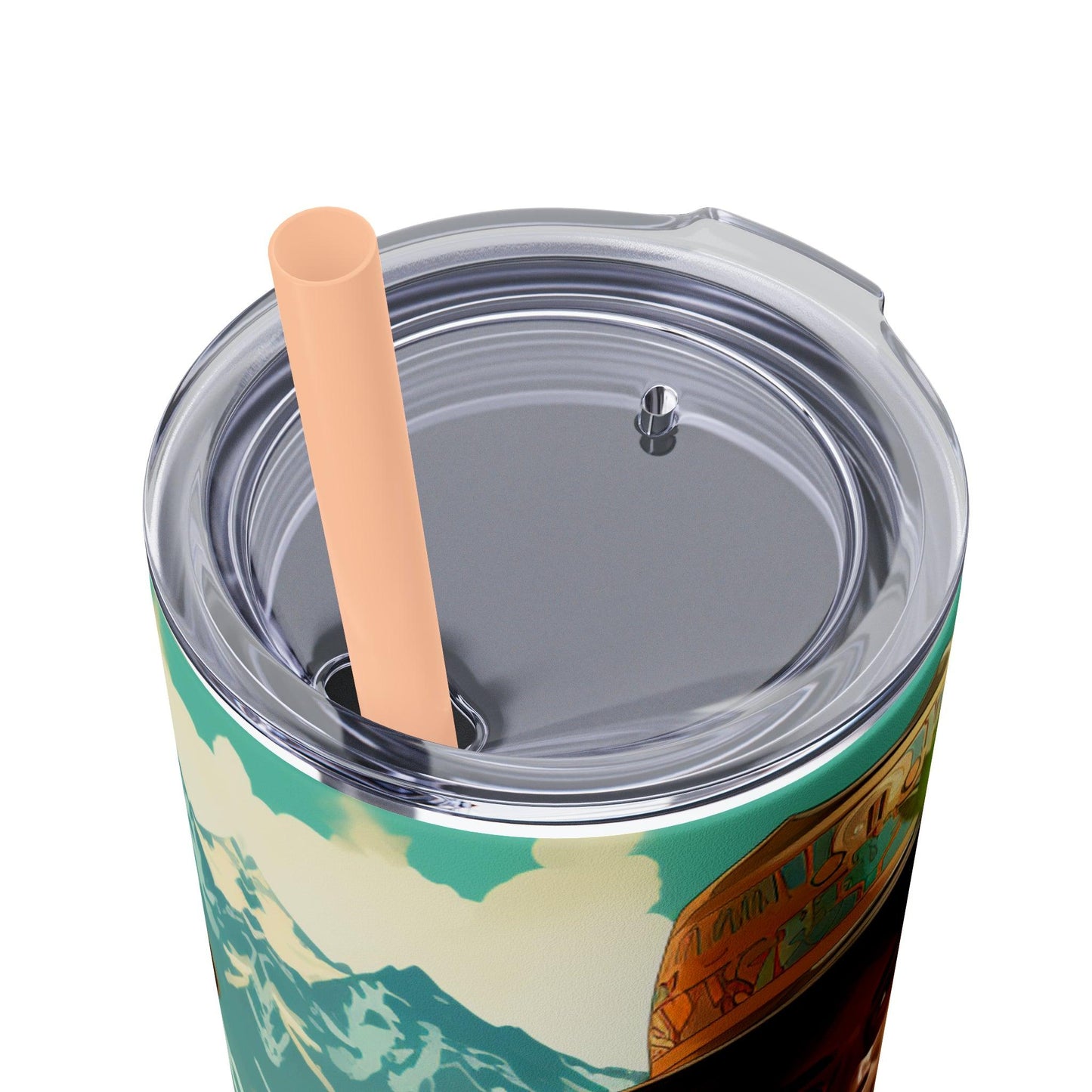Coca Tumbler with Straw