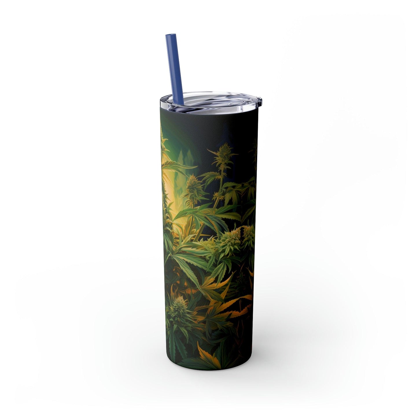 Cannabis Tumbler with Straw