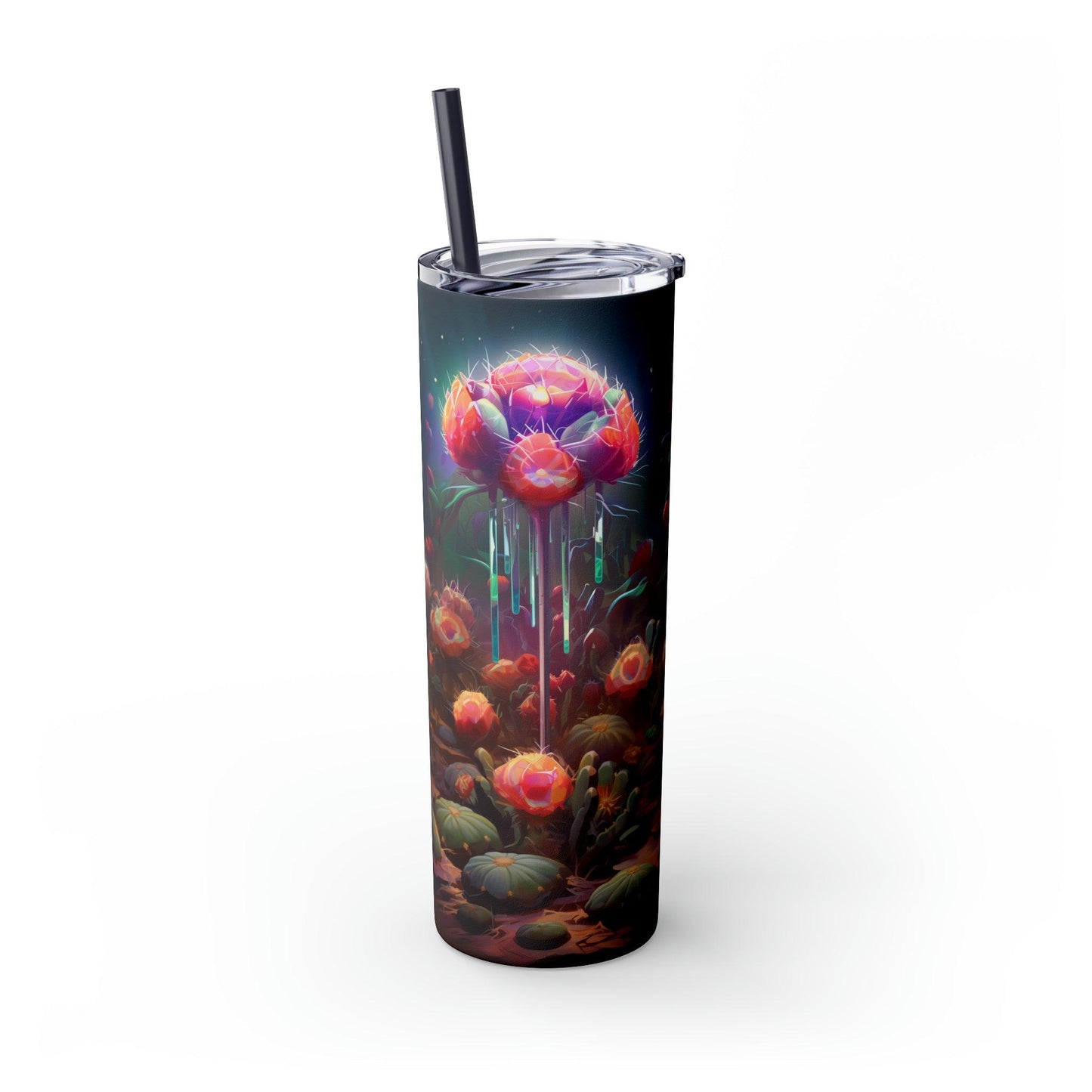 Peyote Tumbler with Straw