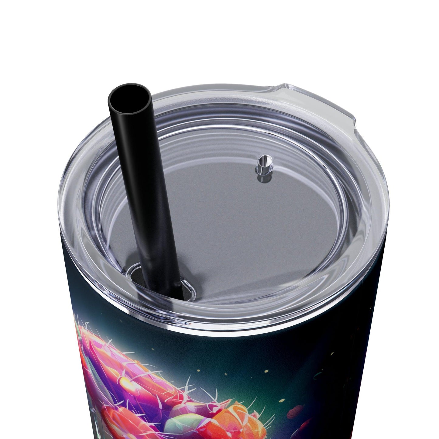 Peyote Tumbler with Straw