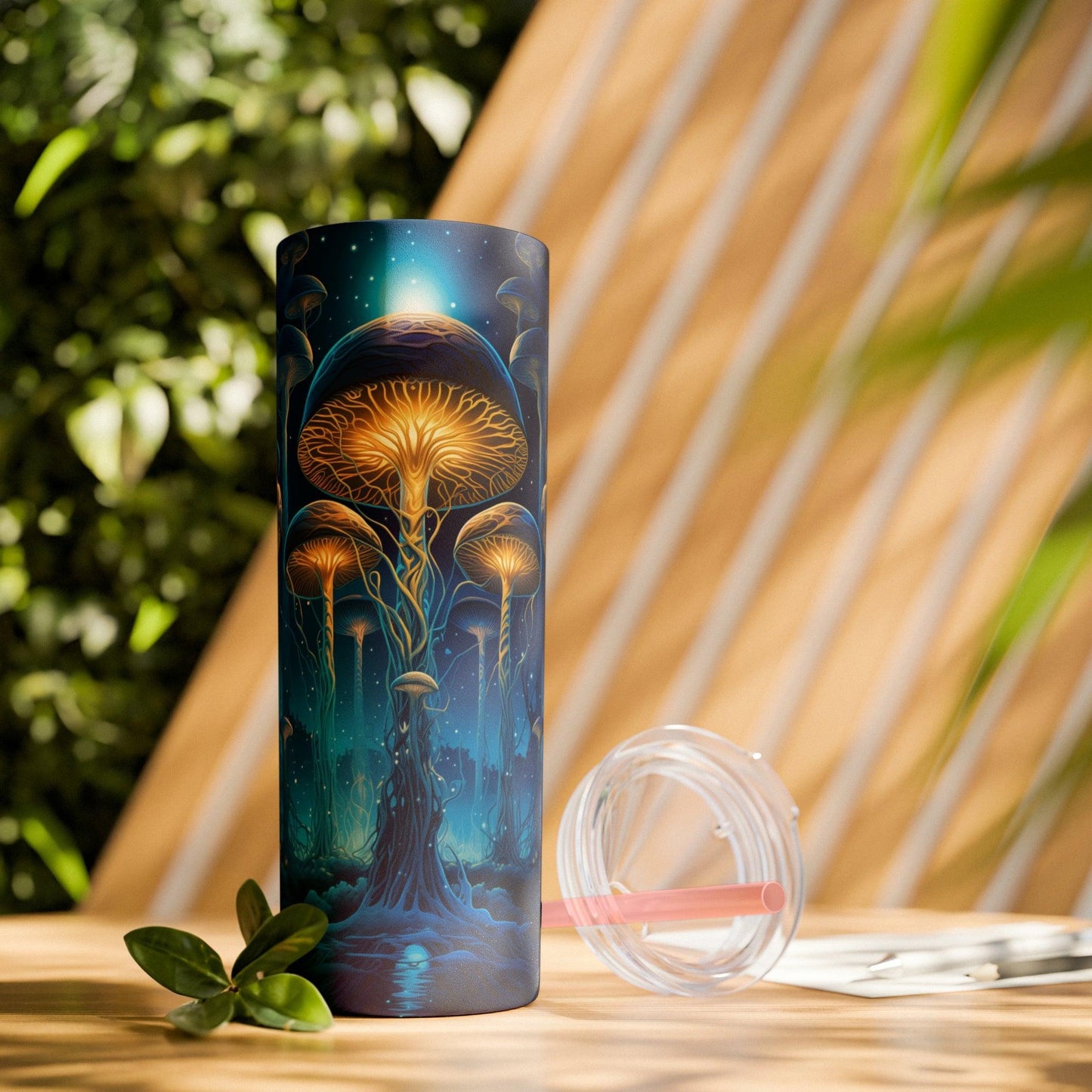 Psilocybin Tumbler with Straw