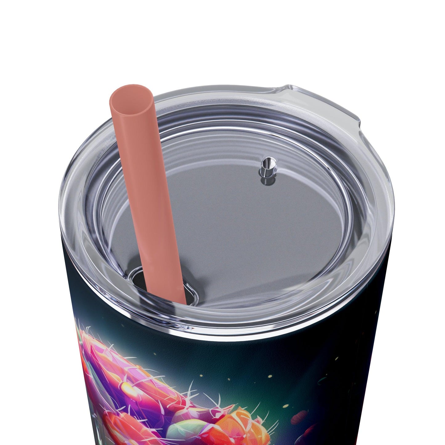 Peyote Tumbler with Straw