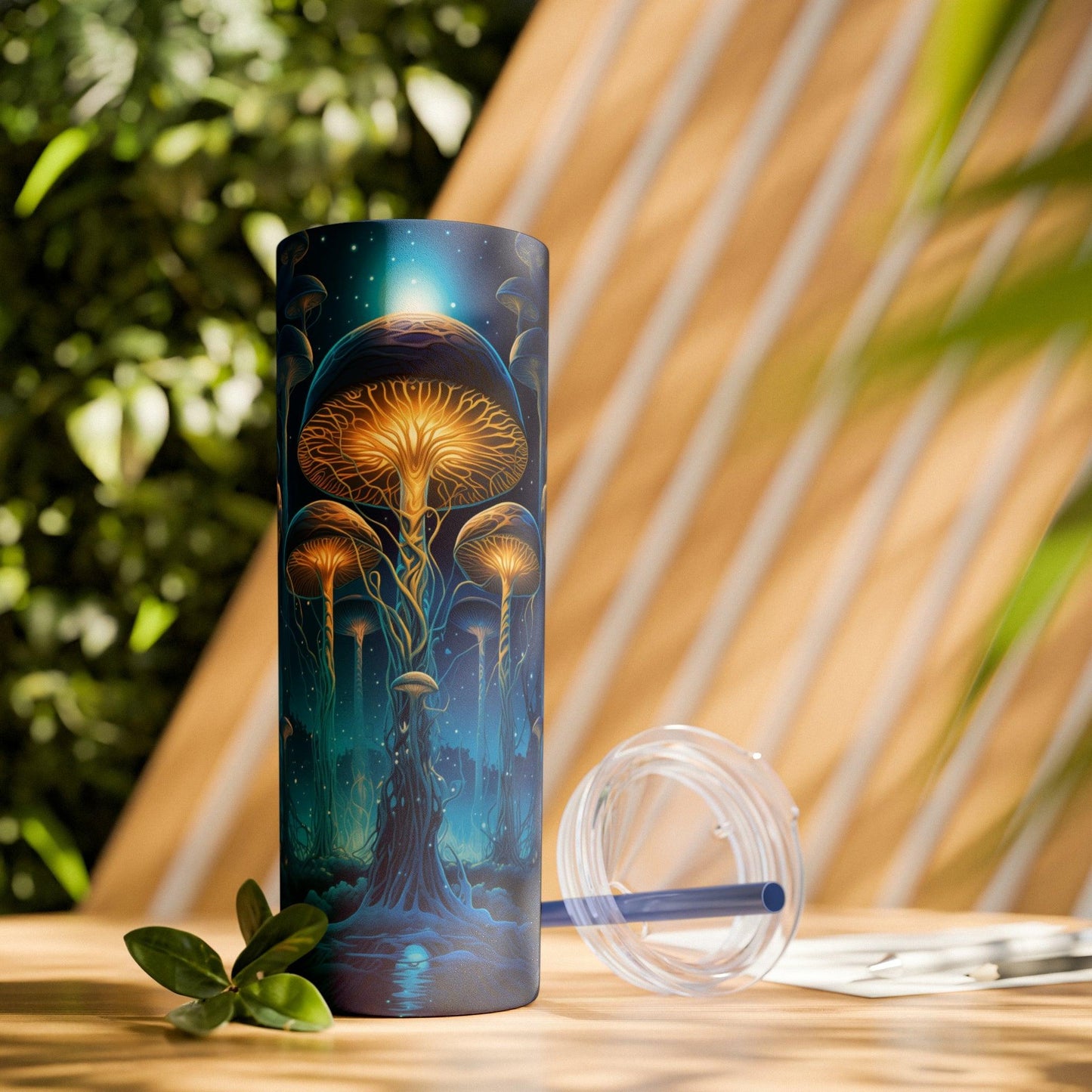 Psilocybin Tumbler with Straw