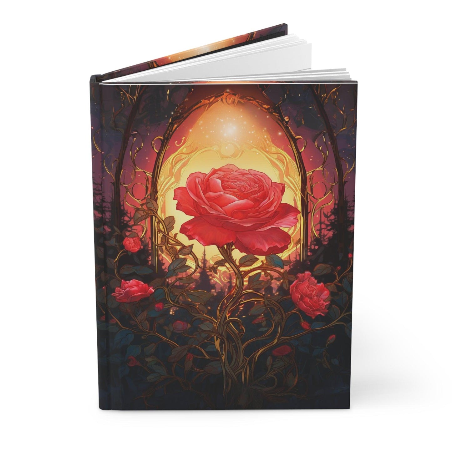 Rose Hardcover Journal