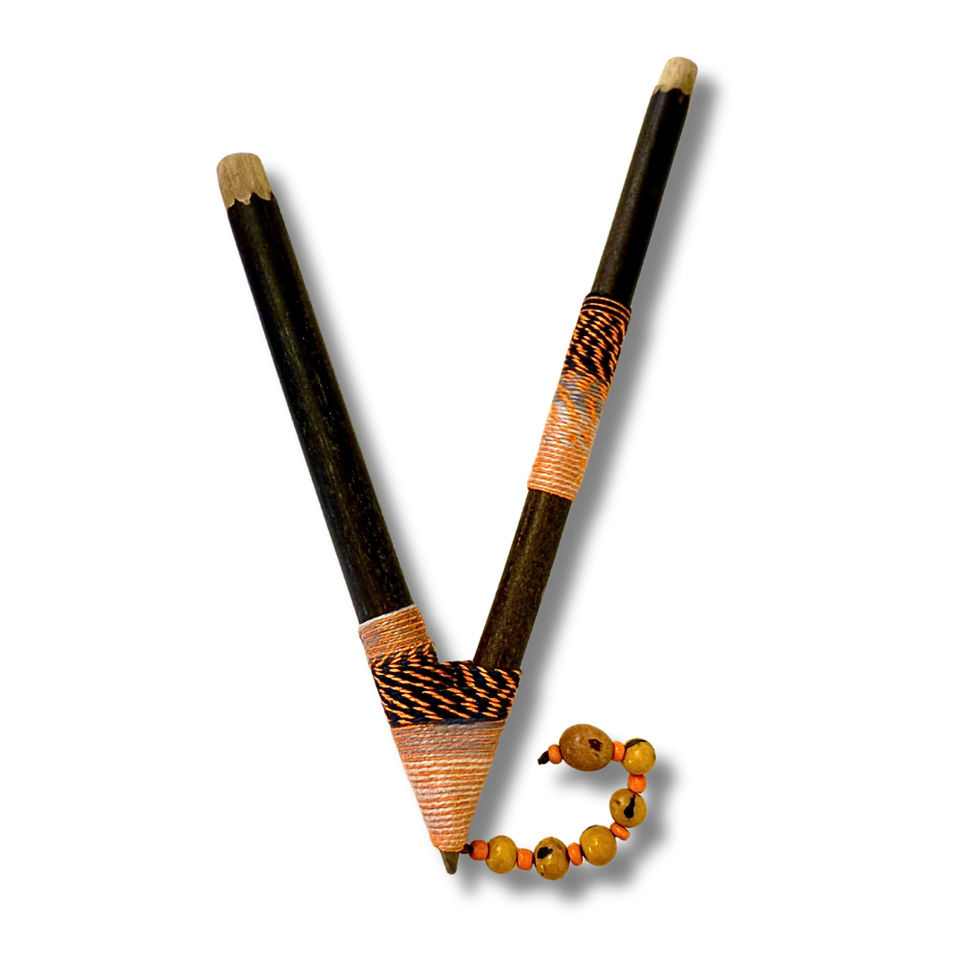 Bamboo Tepi Pipe - Orange
