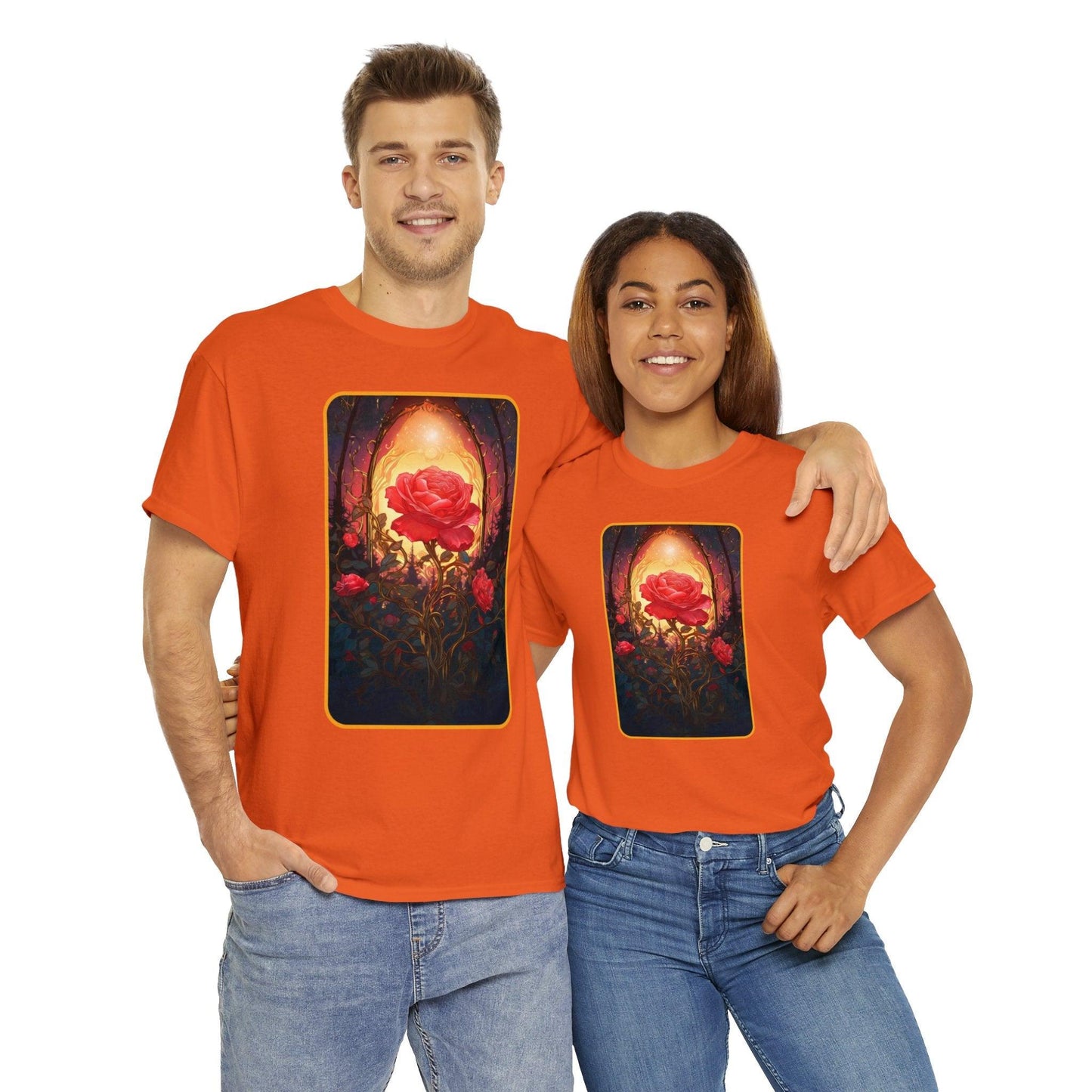 Rose - Unisex Cotton Tee