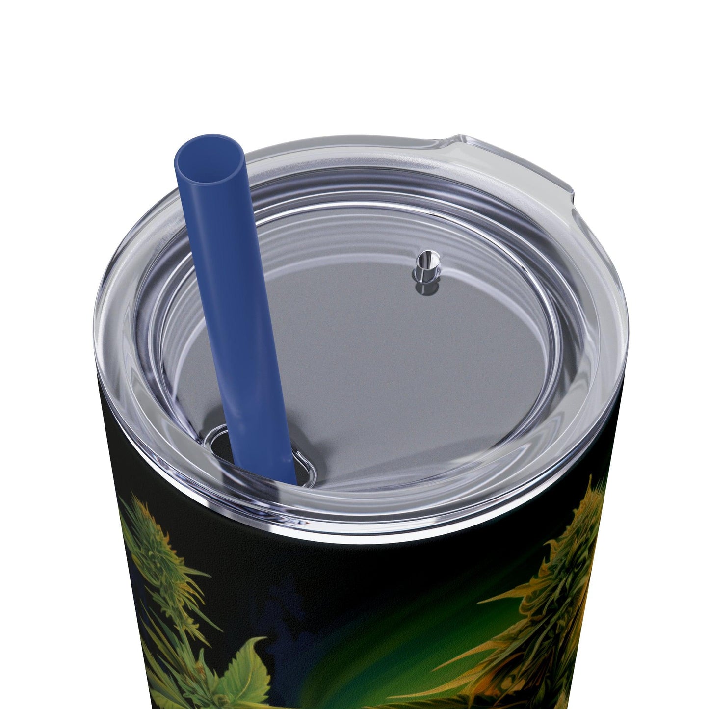 Cannabis Tumbler with Straw