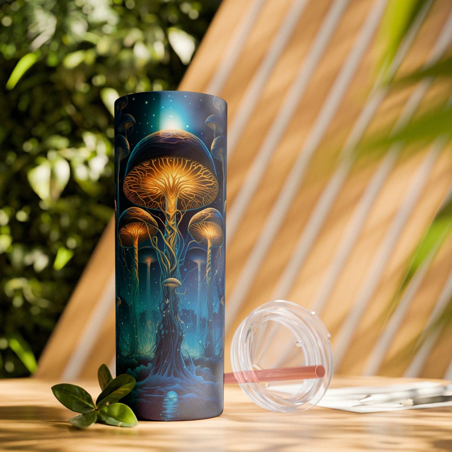 Psilocybin Tumbler with Straw