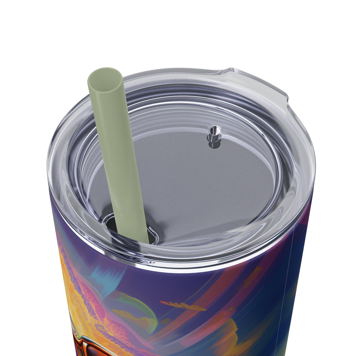 Bufo Tumbler with Straw
