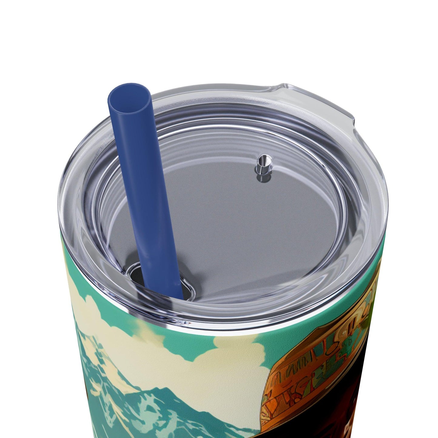 Coca Tumbler with Straw