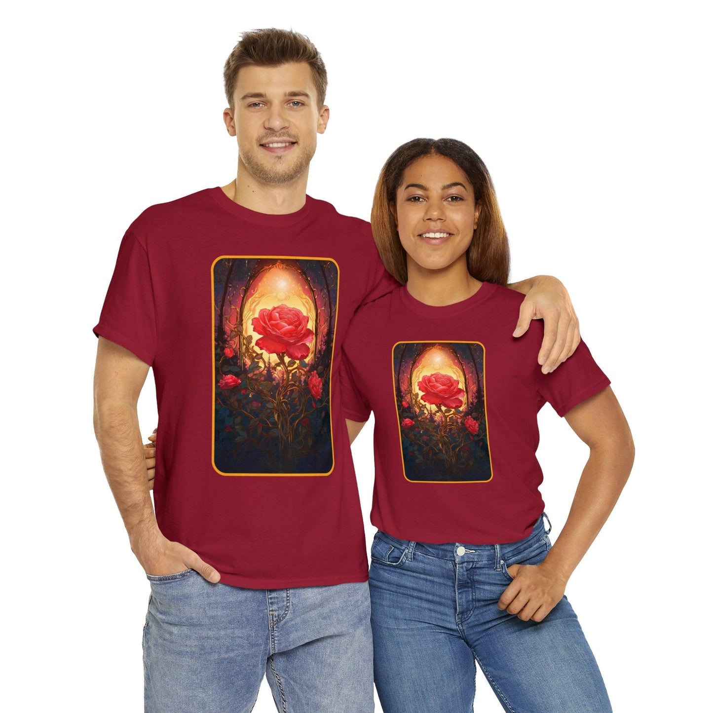 Rose - Unisex Cotton Tee