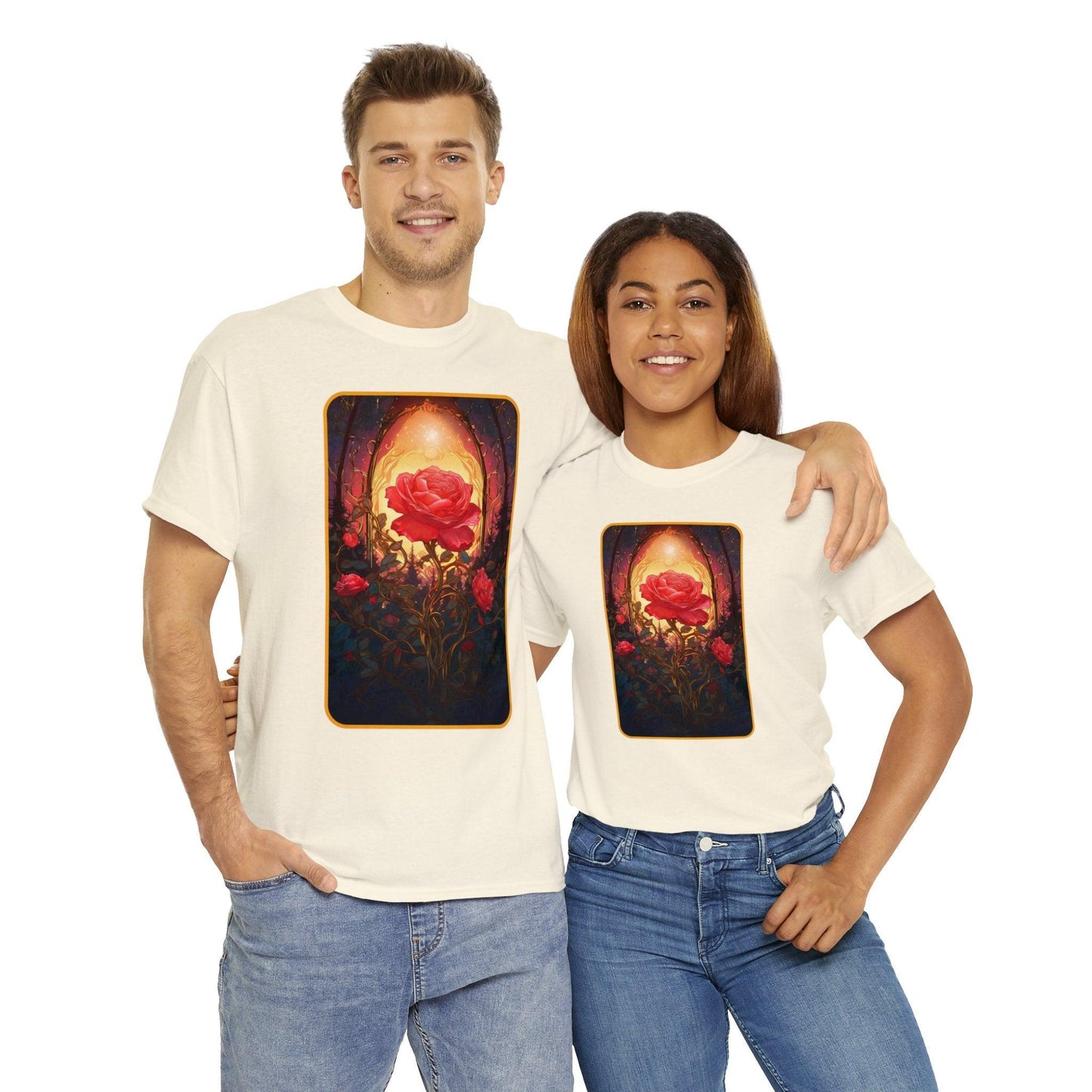 Rose - Unisex Cotton Tee