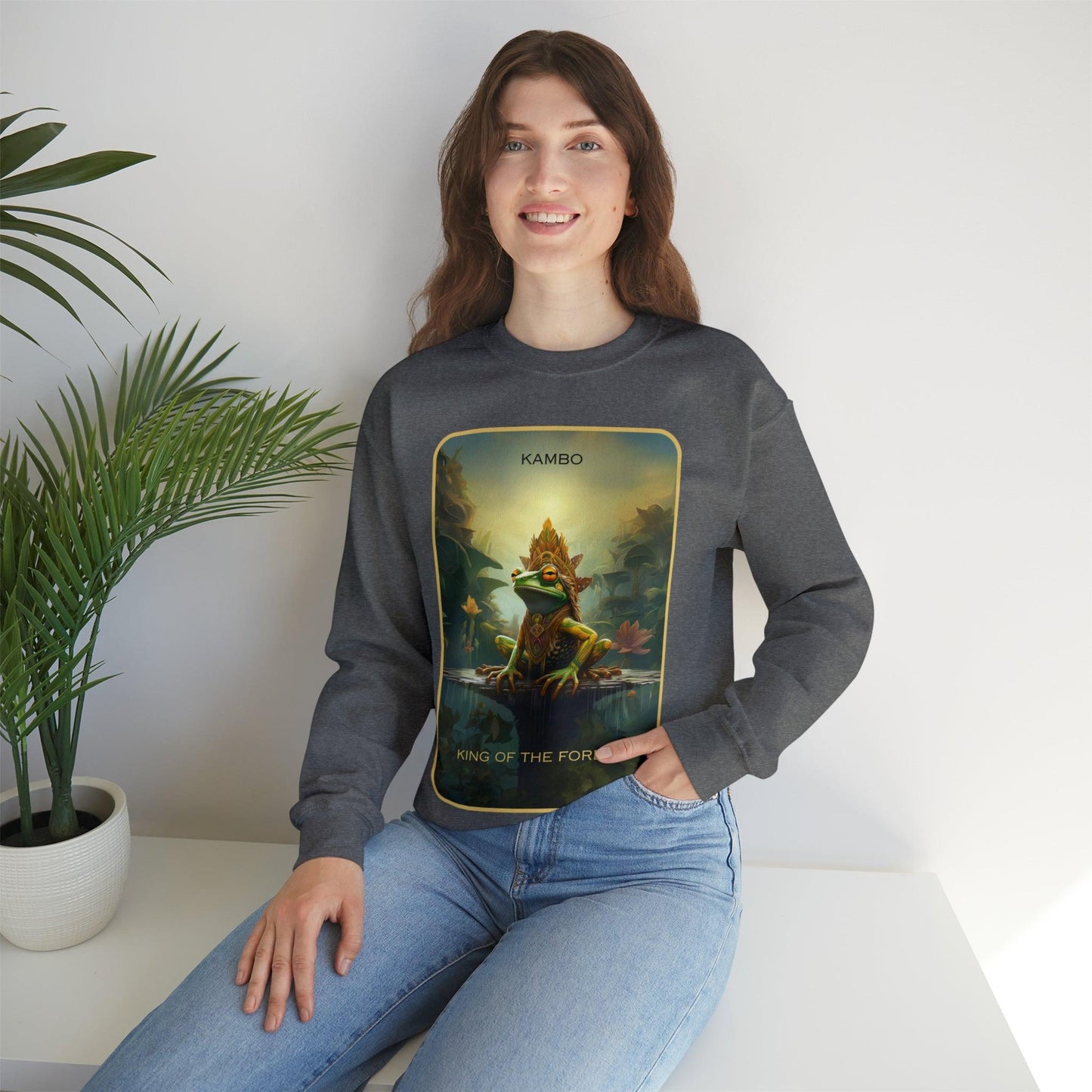 Kambo King of the Forest - Unisex Crewneck Sweatshirt