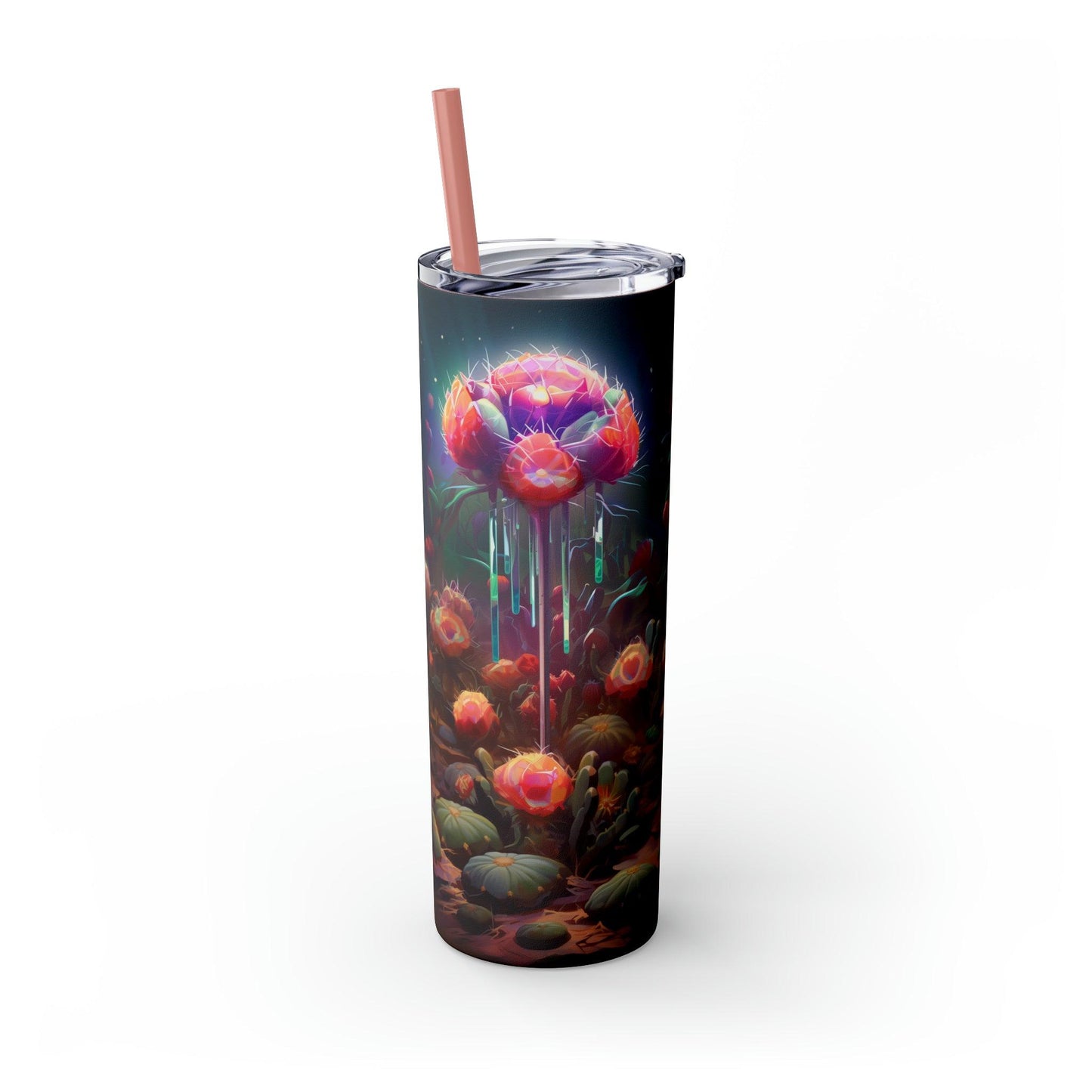 Peyote Tumbler with Straw