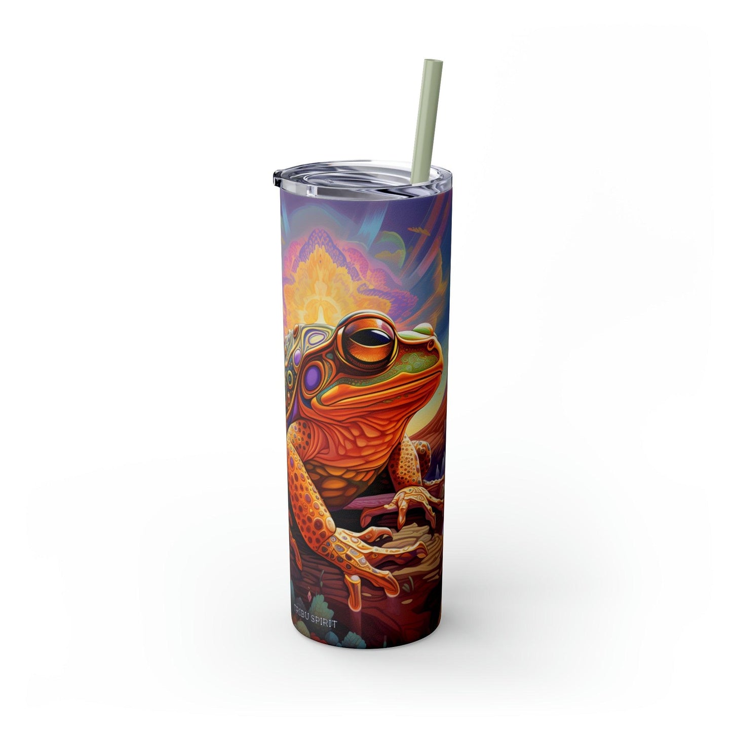 Bufo Tumbler with Straw