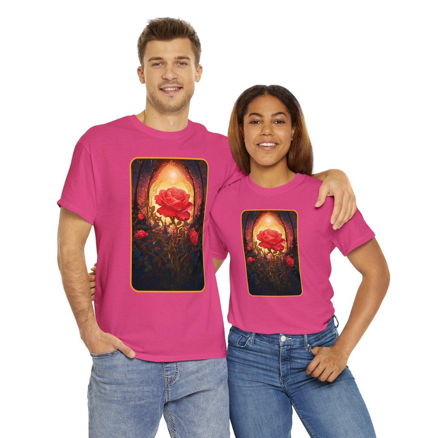 Rose - Unisex Cotton Tee