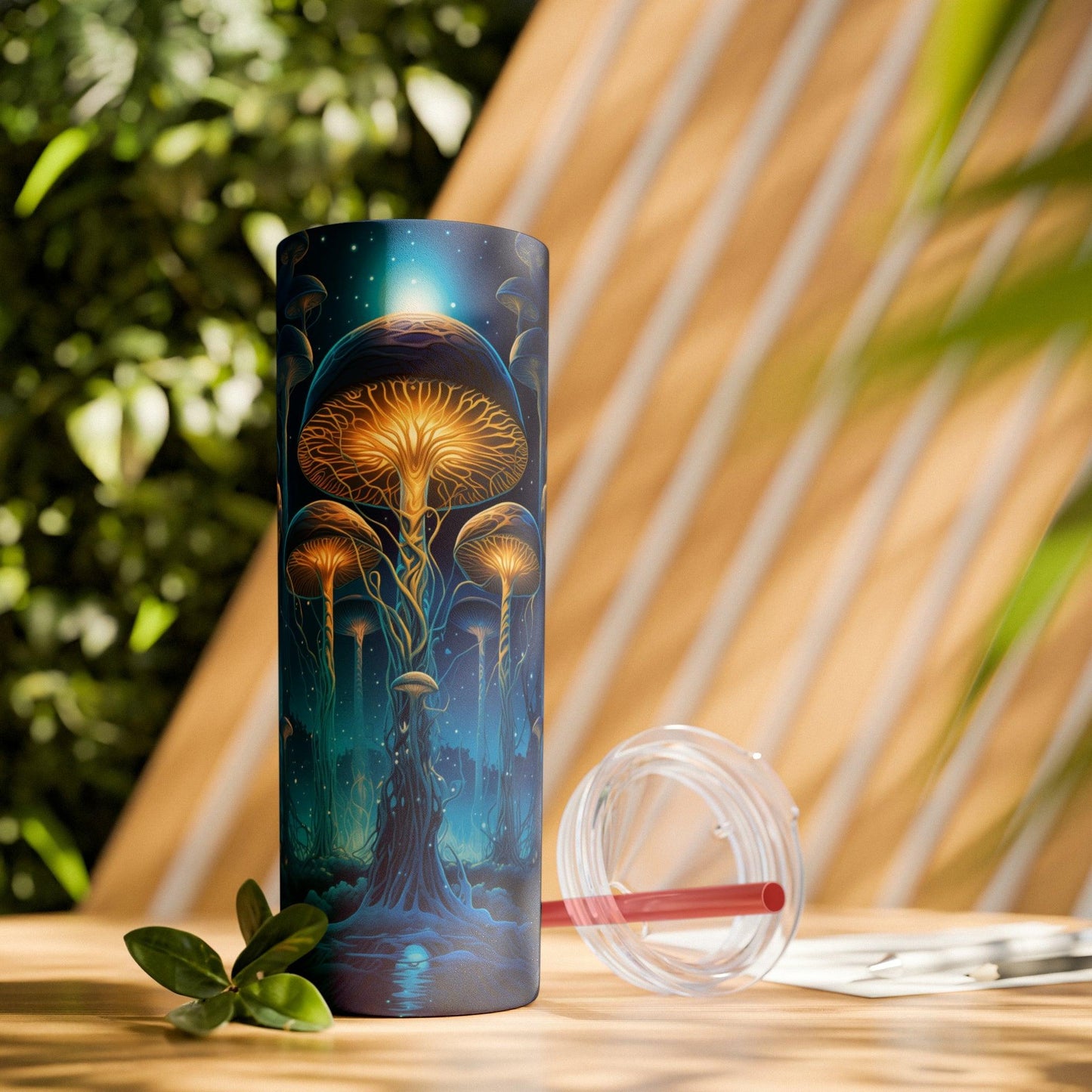 Psilocybin Tumbler with Straw