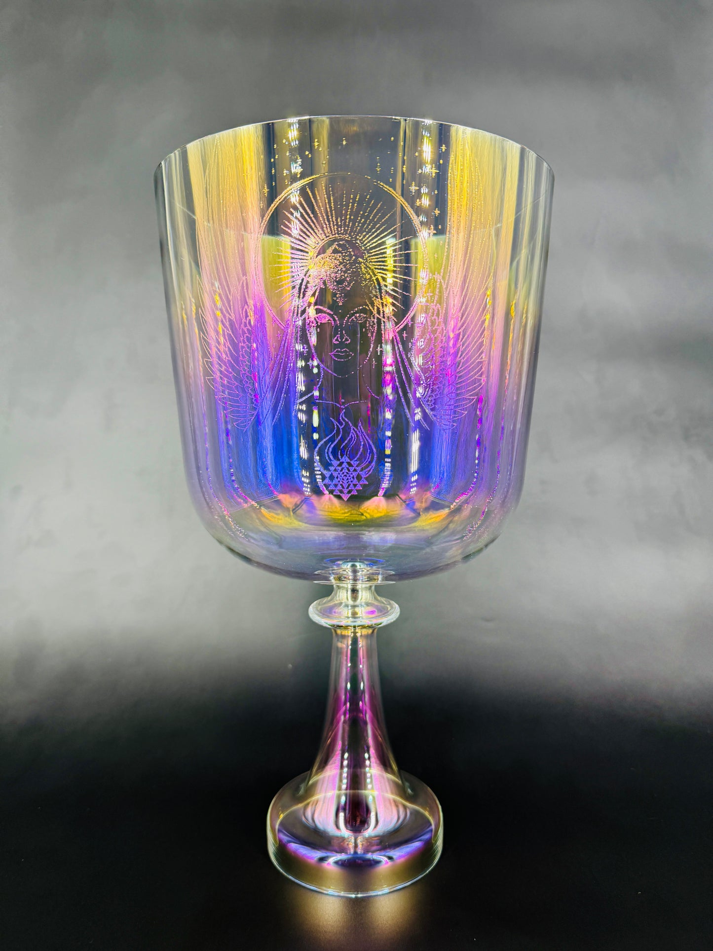 Amethyst Auraura - Divine Cosmic Mother - Crystal Chalice Grail