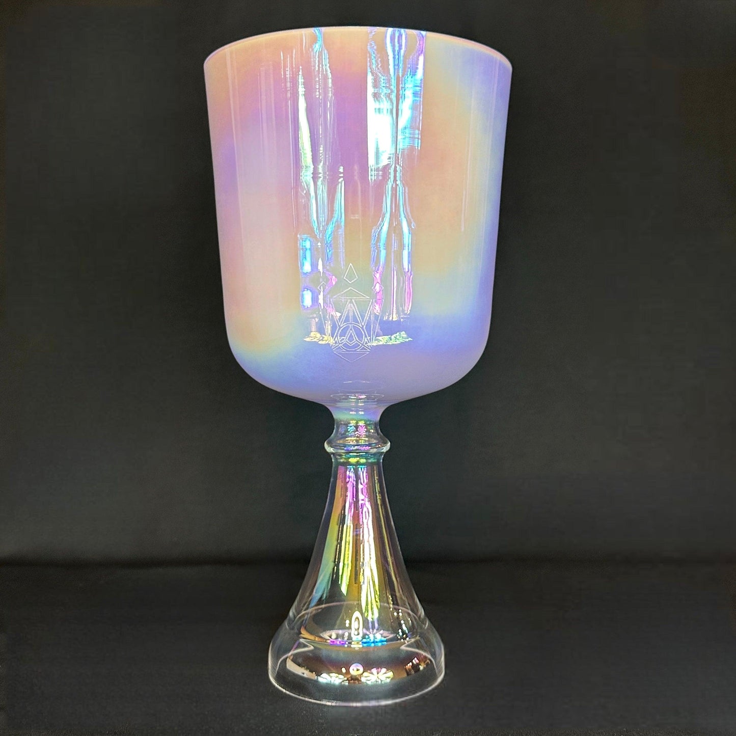 Amethyst Opal Aura Crystal Chalice Grail & Bowl