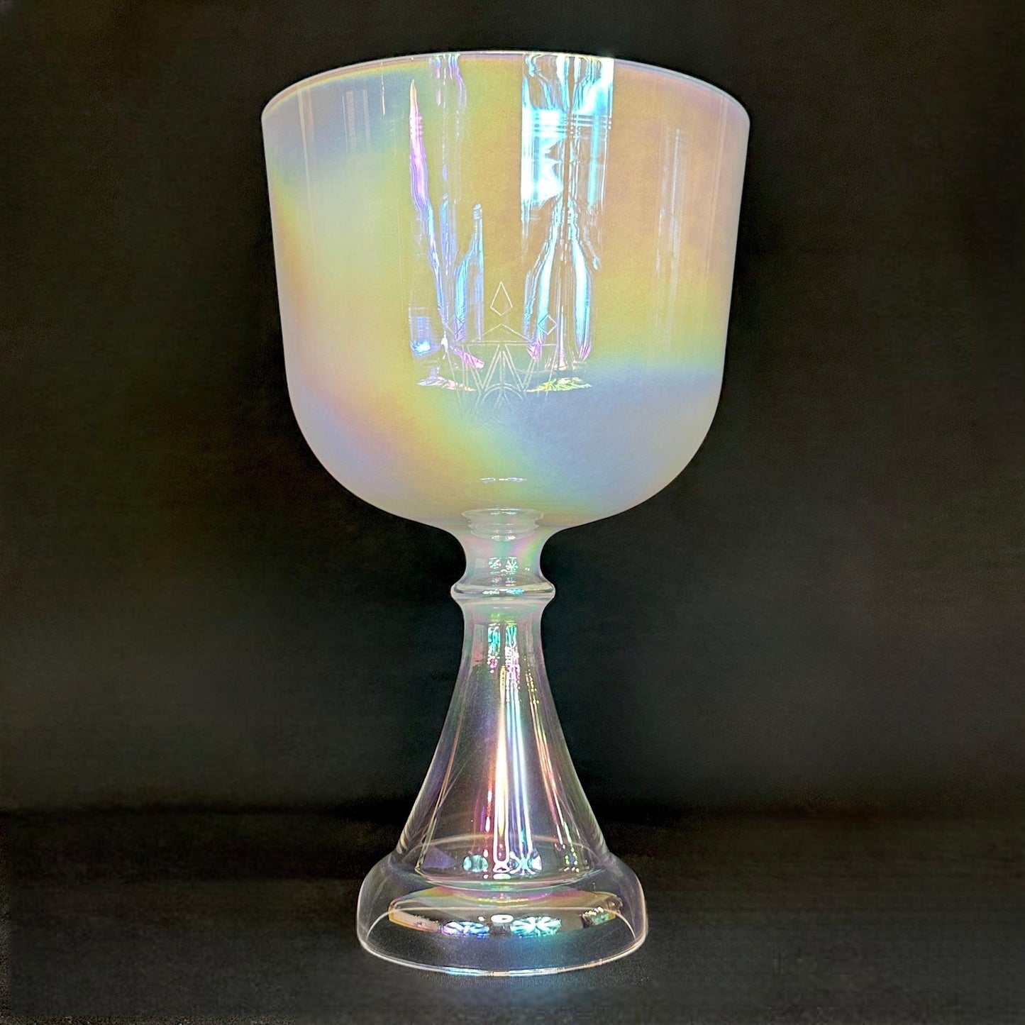Opal Aura Crystal Chalice Grail & Bowl