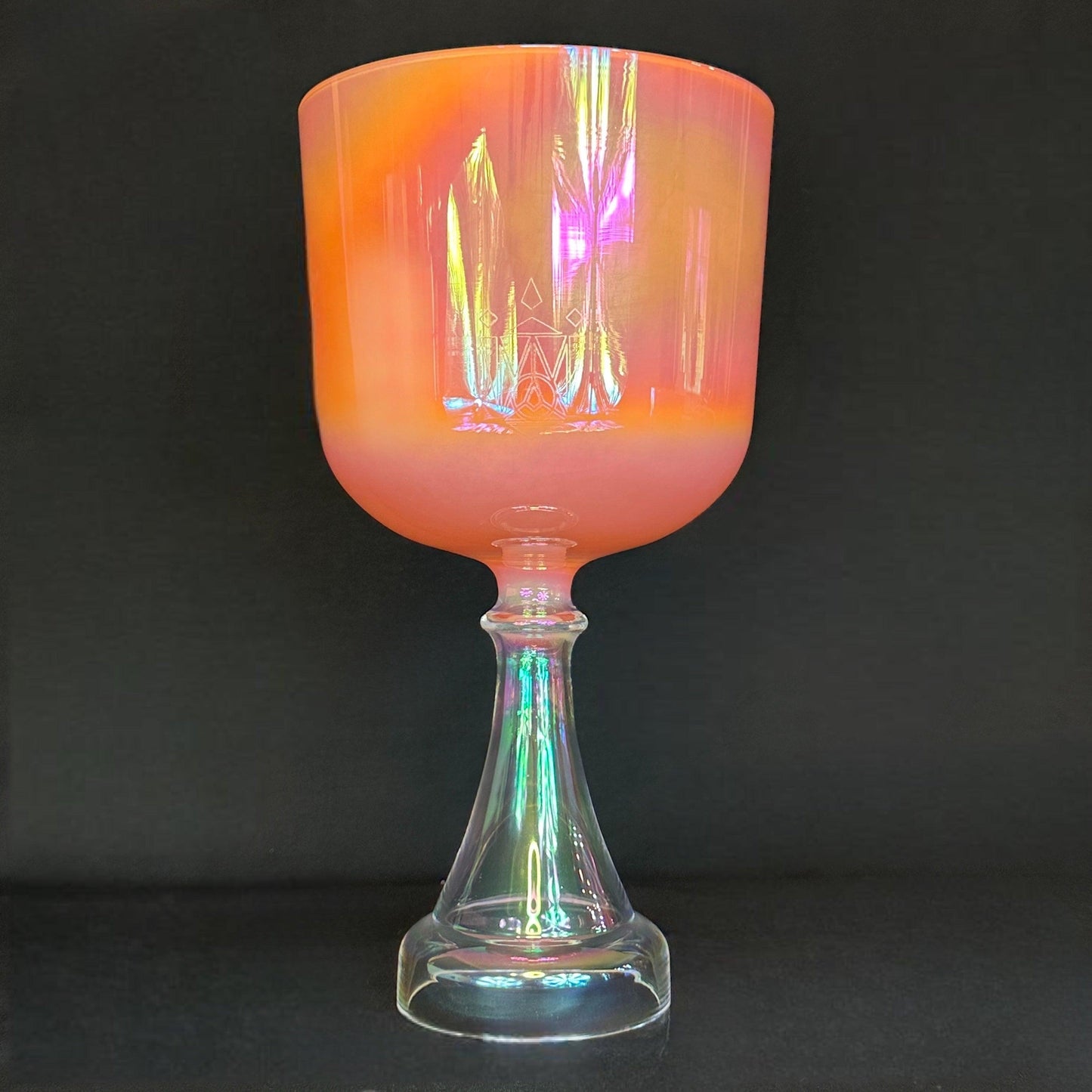 Citrine Opal Aura Crystal Chalice Grail & Bowl