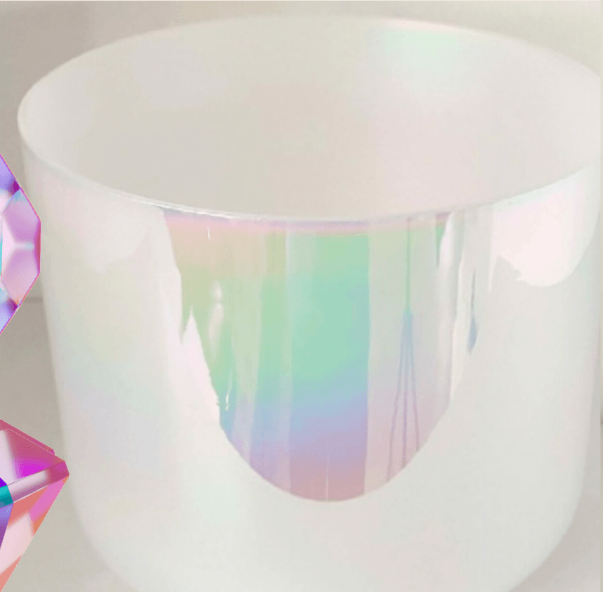 Opal Aura Crystal Chalice Grail & Bowl