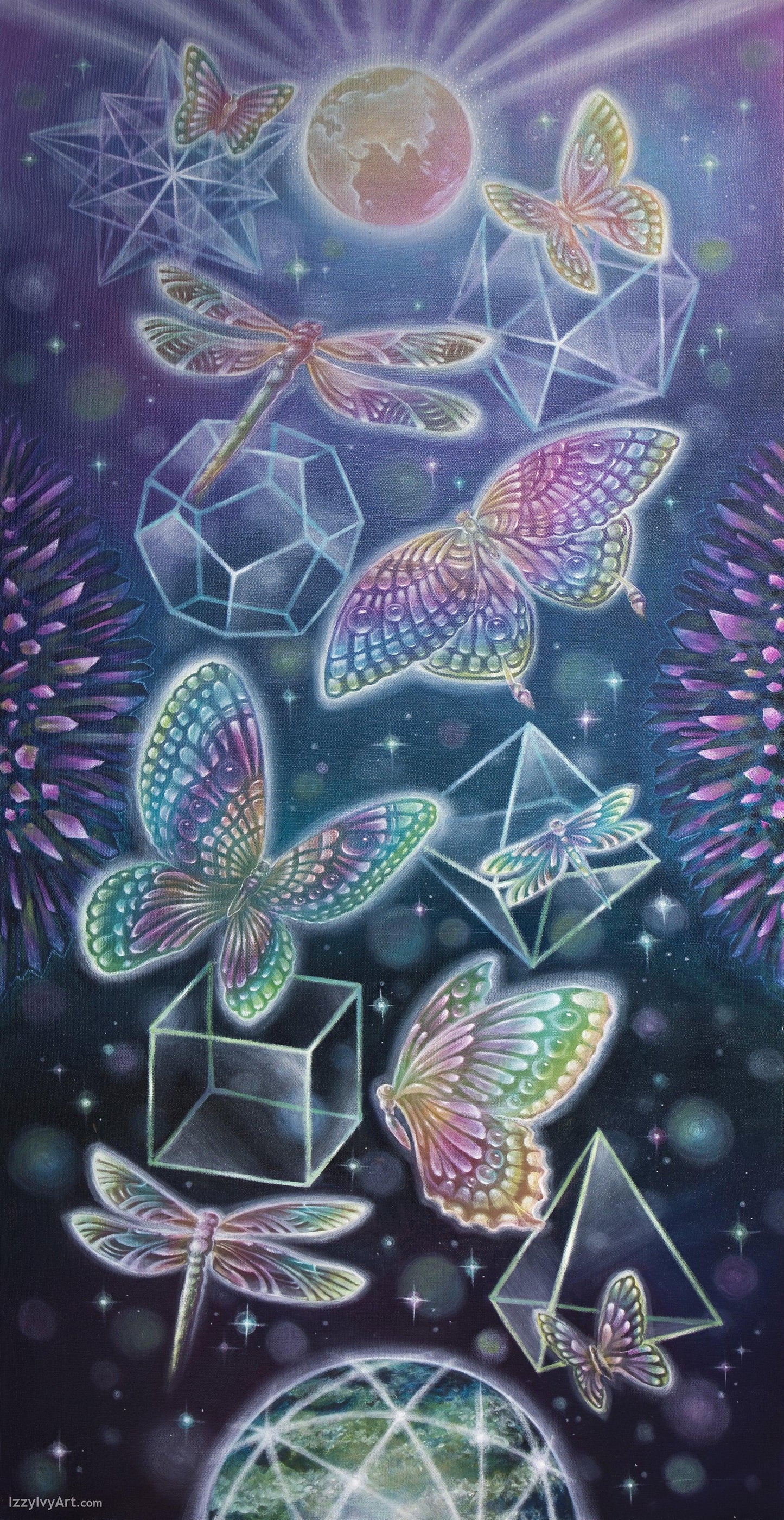 LTD Turquoise Auraura Grail - Dimensional Shifts of the Crystalline - Air Elemental Guardian