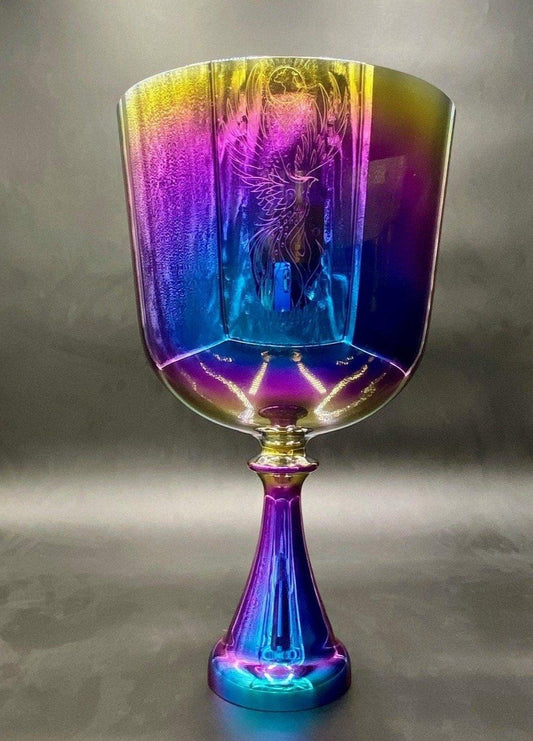 Limited Edition Magenta Titanium Grail - Phoenix of White Fire - Fire Elemental Guardian