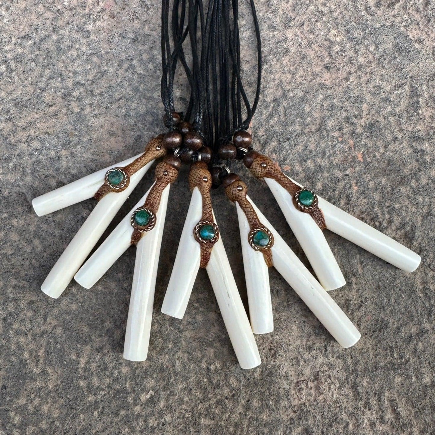 White Bone Aya Kuripe Necklace