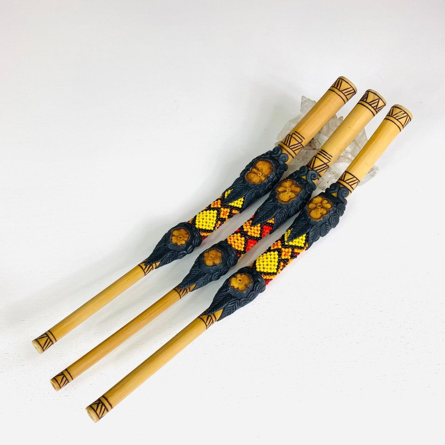 Kuntanawa Bamboo Beaded Aya Tepi