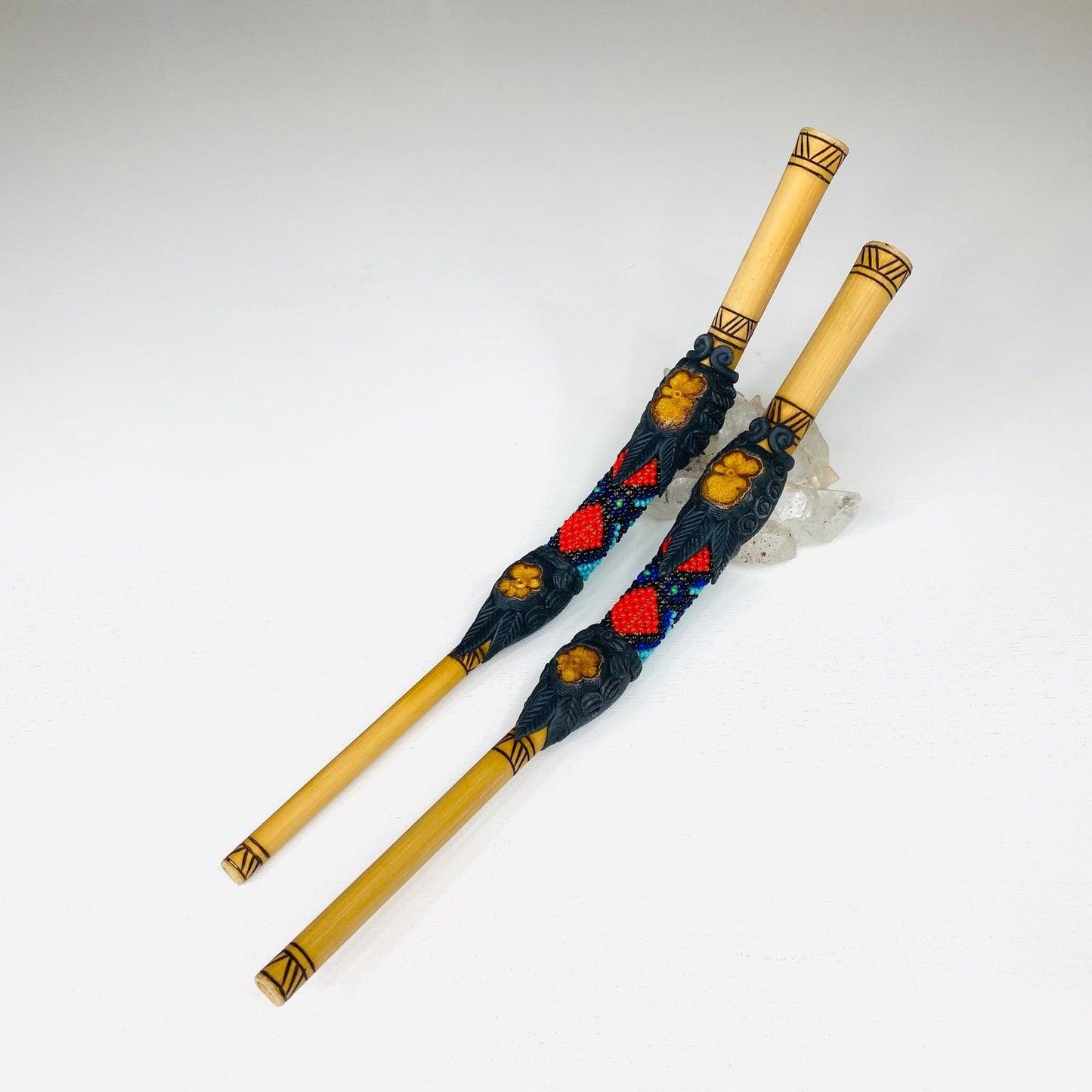 Kuntanawa Bamboo Beaded Aya Tepi