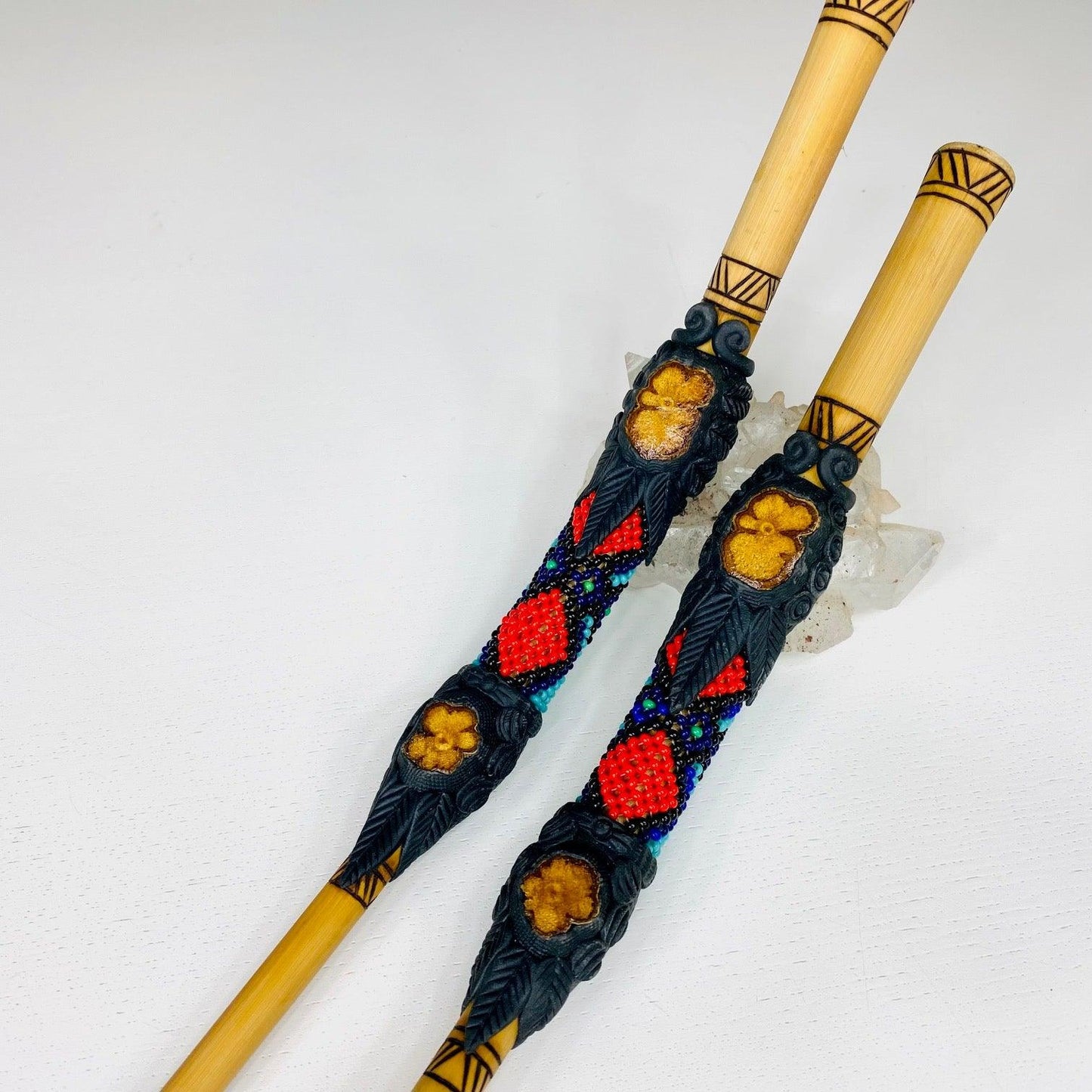 Kuntanawa Bamboo Beaded Aya Tepi